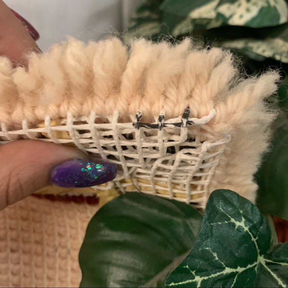 Vintage Zuni Native American decorative shag rug - Picture 7 of 7